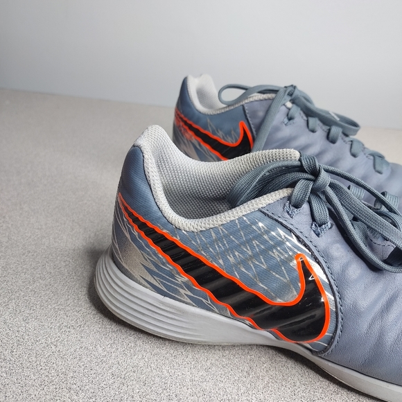 NIKE YOUTH LEGENDX 7 ACADEMY TF TURF SOCCER SHOES (ARMORY BLUE/BLACK/ - Picture 7 of 9